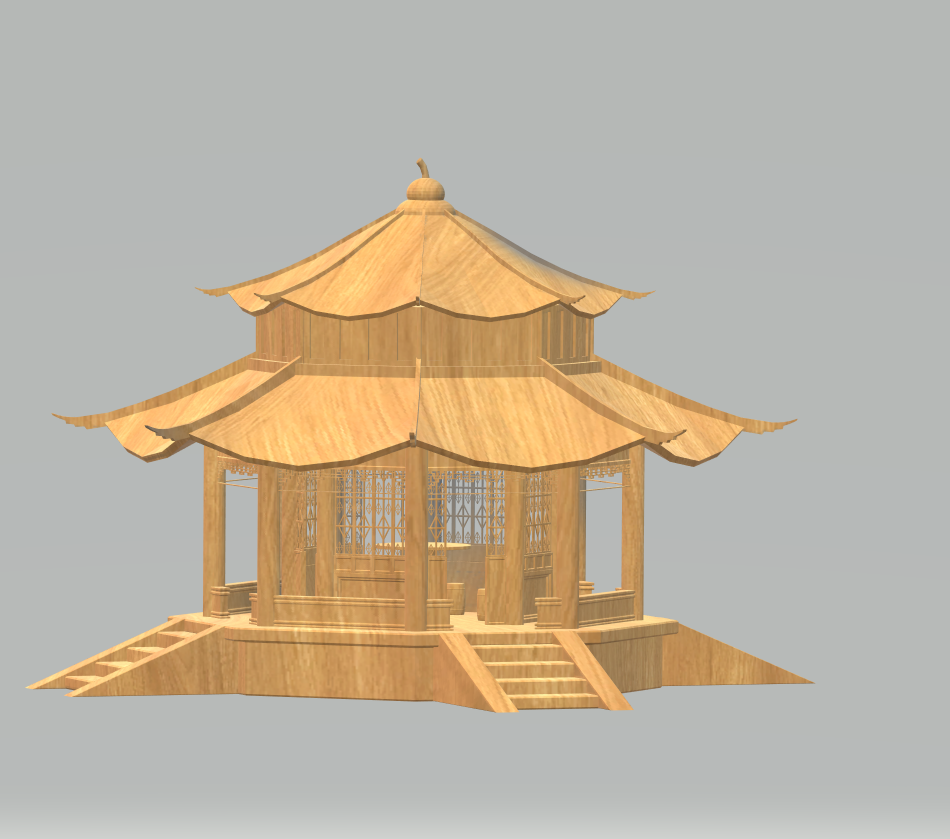 The Octagonal Pavilion — Timeless Elegance of Chinese Gardens