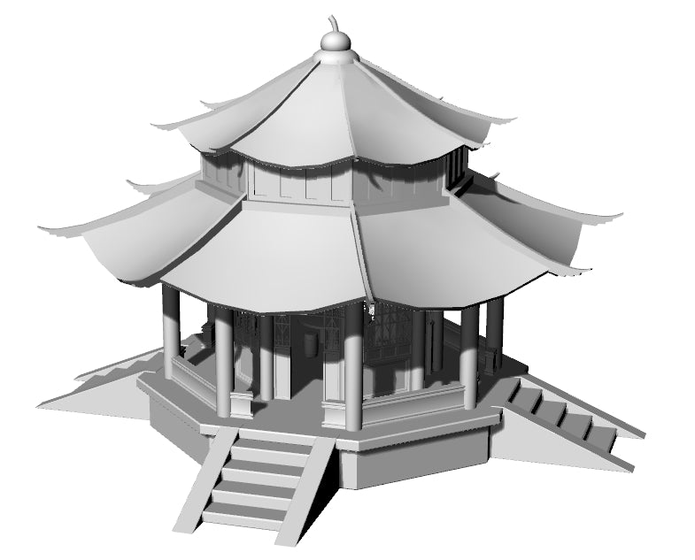The Octagonal Pavilion — Timeless Elegance of Chinese Gardens