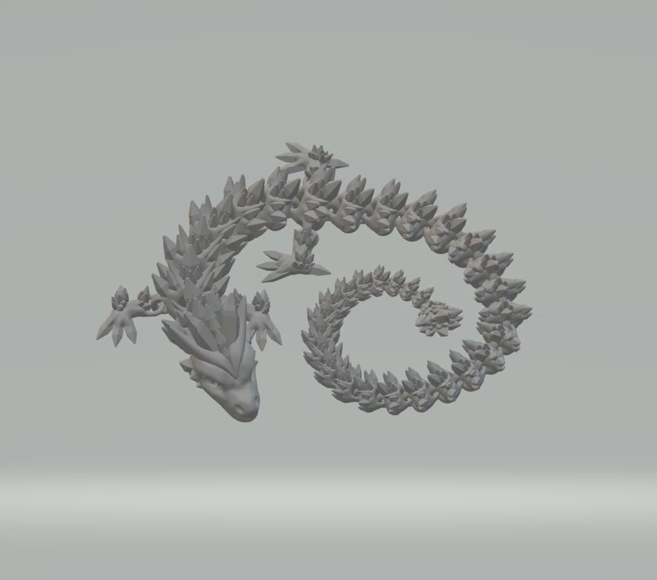 3D printable dragon
